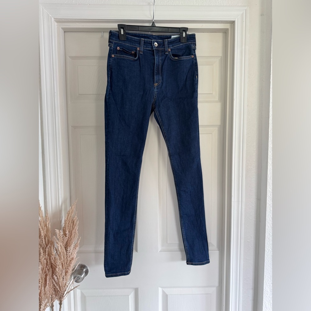 Rag & Bone Nina High-Rise Skinny Jeans, Size 26, Dark Wash - Picture 15 of 15